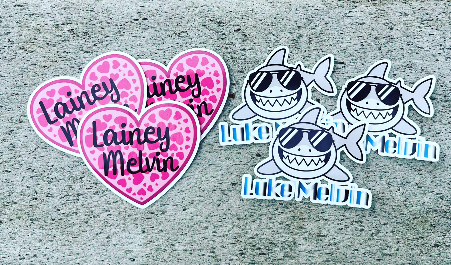 Name stickers
