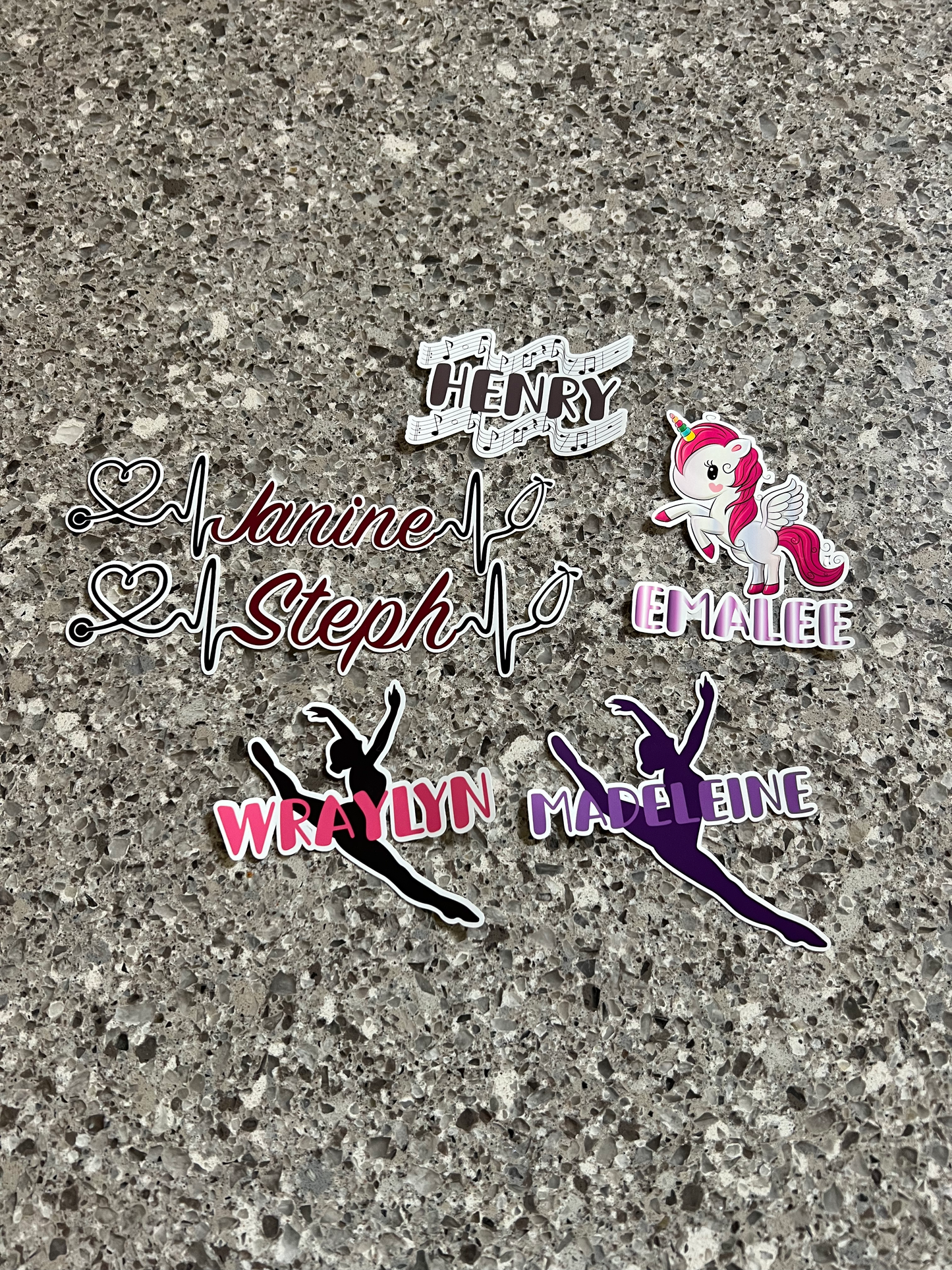 Name stickers